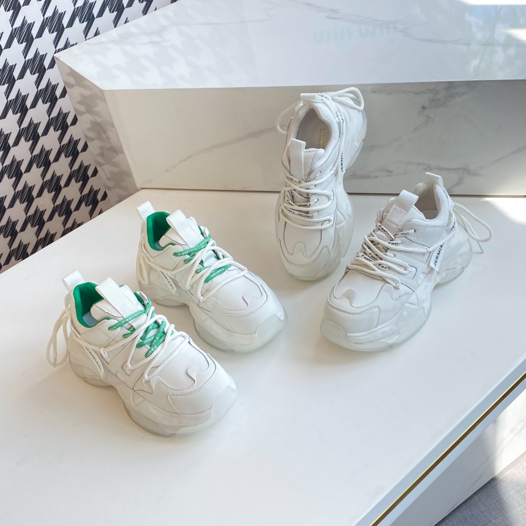 春季新款厚底增高休闲百搭时尚网红ins软底舒适老爹鞋 X 检 162-1