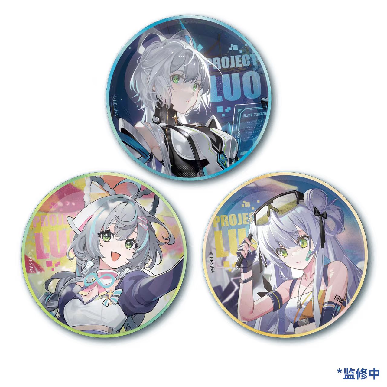 【漫家官方正版】洛天依ProjectLuo系列马口铁徽章周边