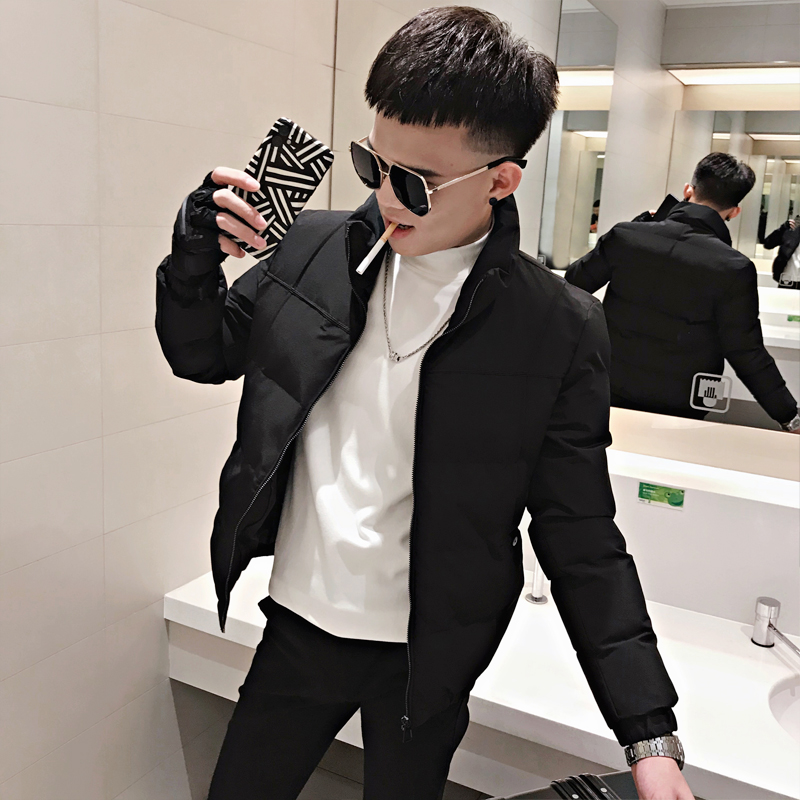 痞帅潮牌棉衣男秋冬季外套加厚立领棉服青年潮流短款百搭男装棉袄