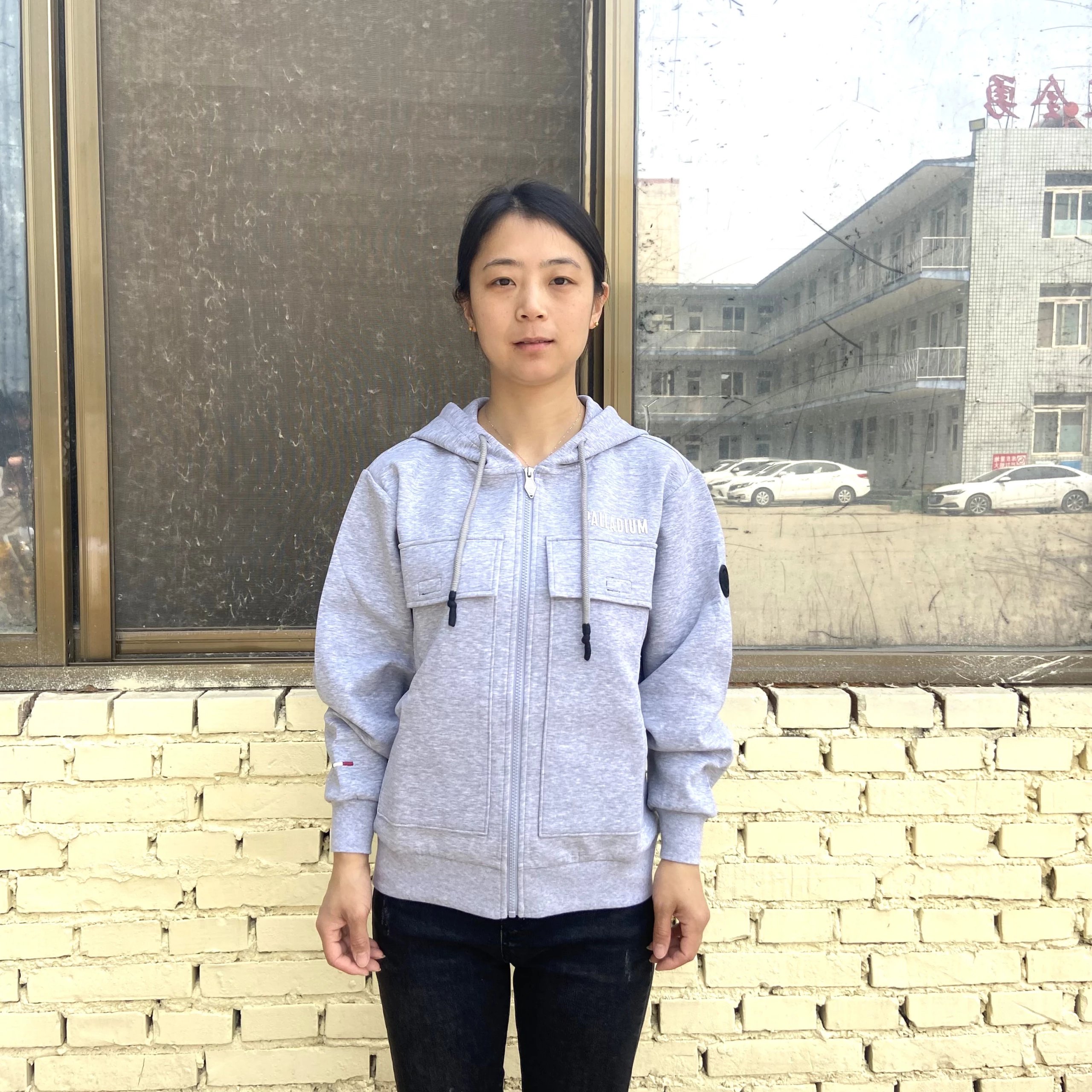 PALLADIUM帕拉丁女时尚休闲针织连帽开衫195851-049 尺码偏大一码