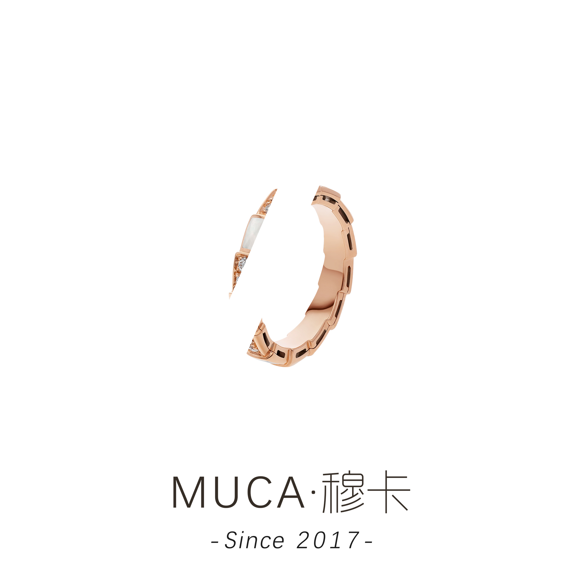 蛇骨小众百搭气质时尚女戒指X175