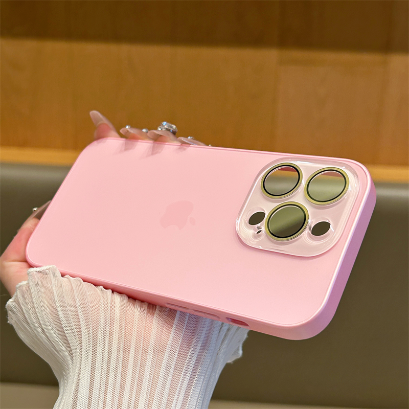 苹果15手机壳纯色磨砂iPhone14/13/13promax护镜12简约15promax