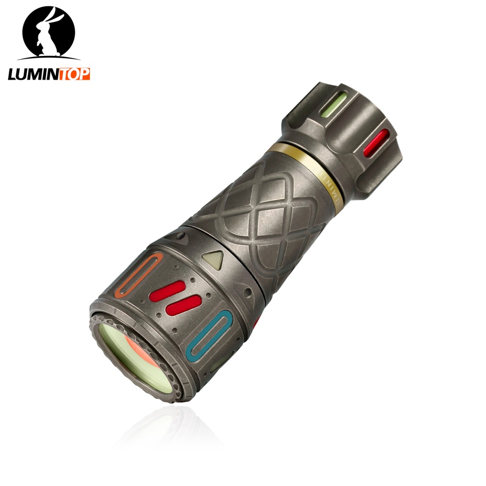 Lumintop 雷神1陀螺版（小男孩）全身夜光料钛合金超远射手电筒