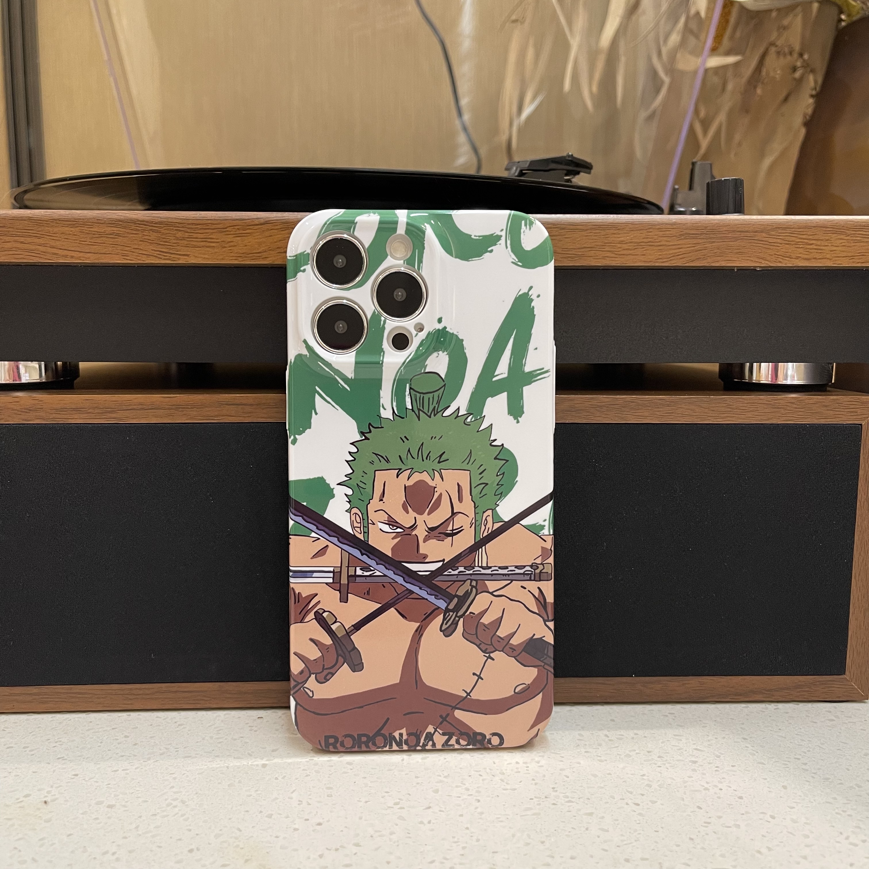 索隆适用苹果15华为荣耀 oppo 小米 vivo 菲林手机壳全包防摔