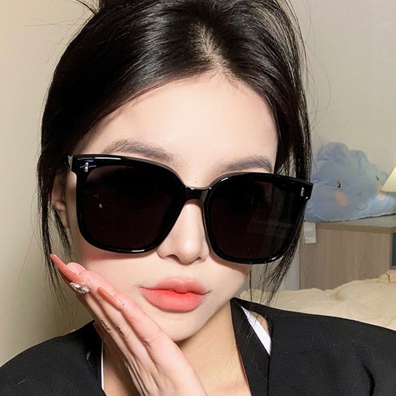 gm墨镜女韩版大框黑色偏光眼镜大脸显瘦高级感ins夏季街拍太阳镜