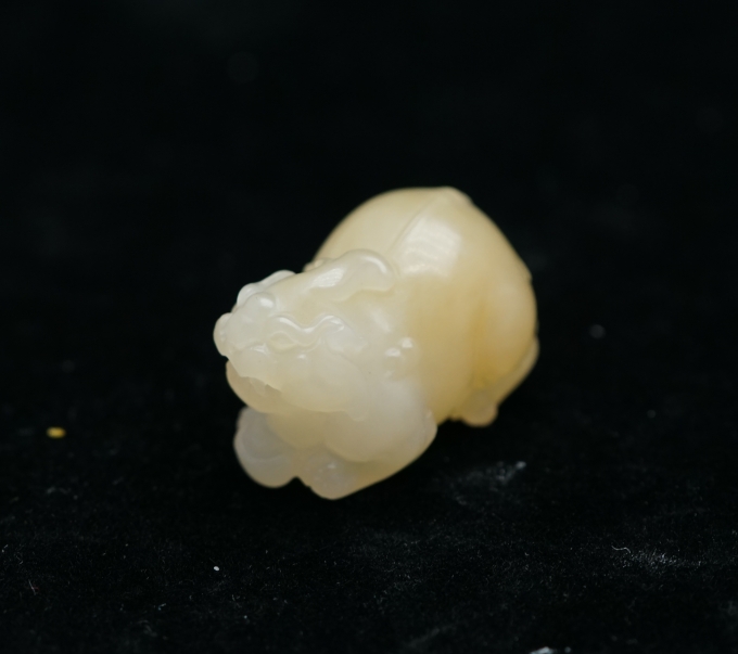 【大山专享】和田玉糖白貔貅 DFYY122313