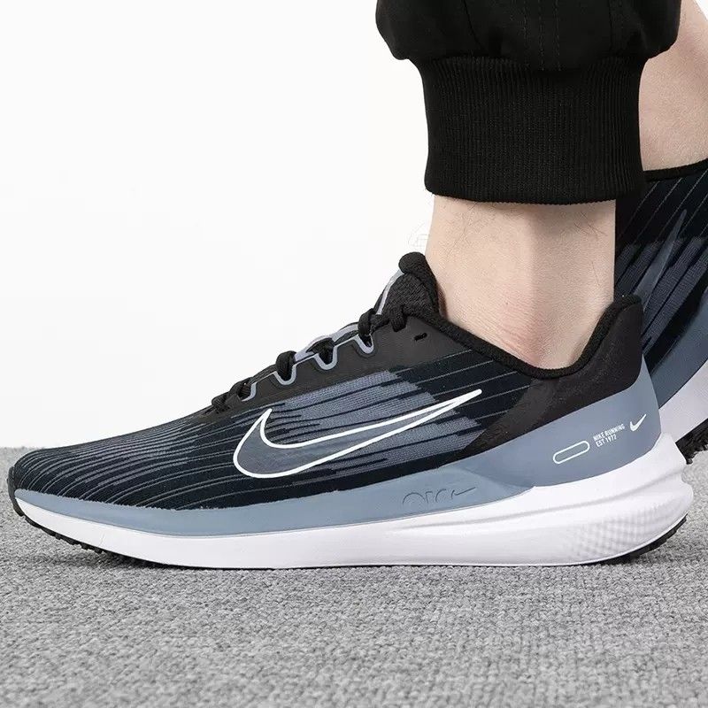 NIKE/耐克男鞋Air Zoom Winflo9 气垫缓震运动跑步鞋DD6203-008