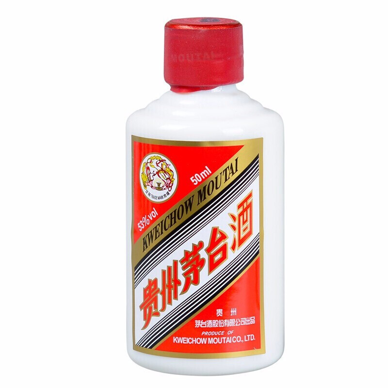 MOUTAI/茅台53°飞天酱香型白酒酒类瓶装酒水50ml53度50ml