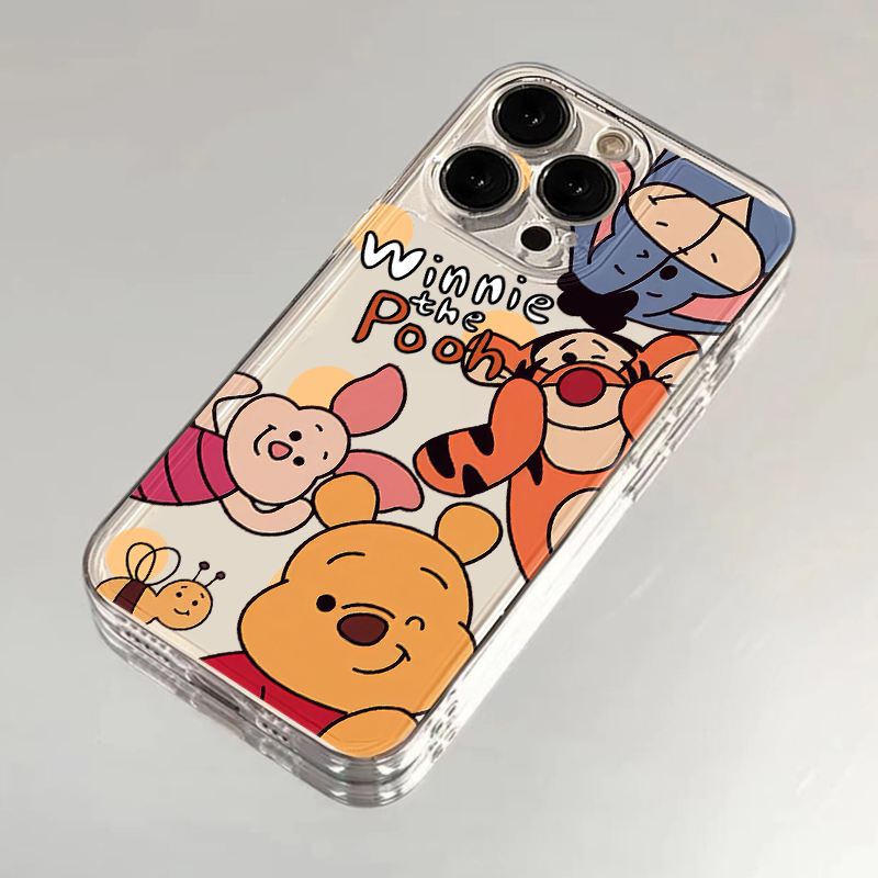 维尼跳跳虎苹果华为oppovivo适用于iPhone15/14/13/12手机壳11p软