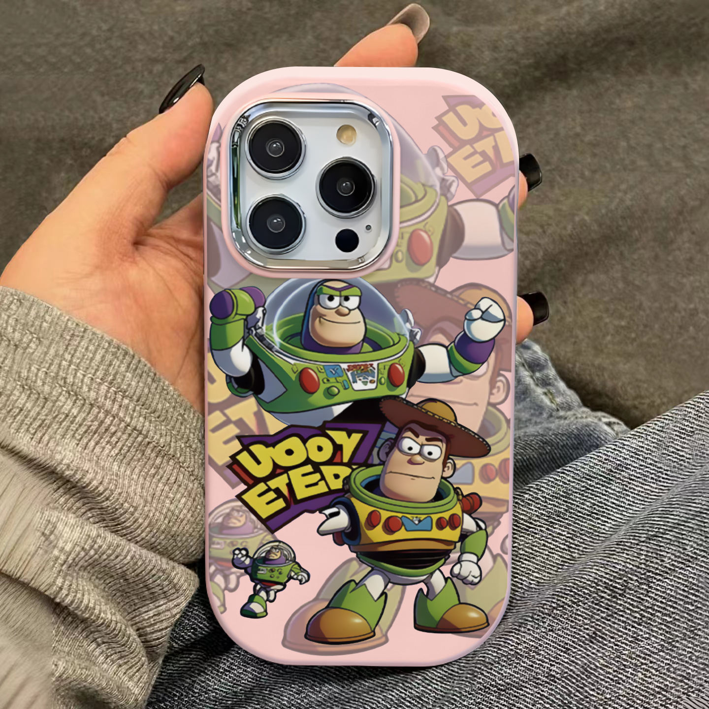 肤感卡通巴斯光年适用苹果15手机壳iphone13/14promax防摔12/11女