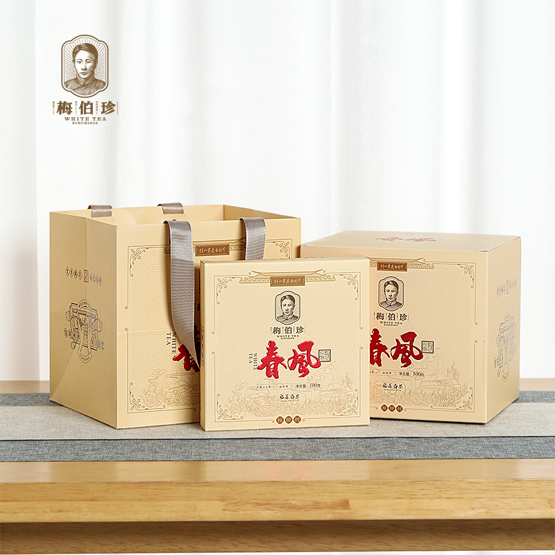 2022年梅伯珍春风白牡丹100g
