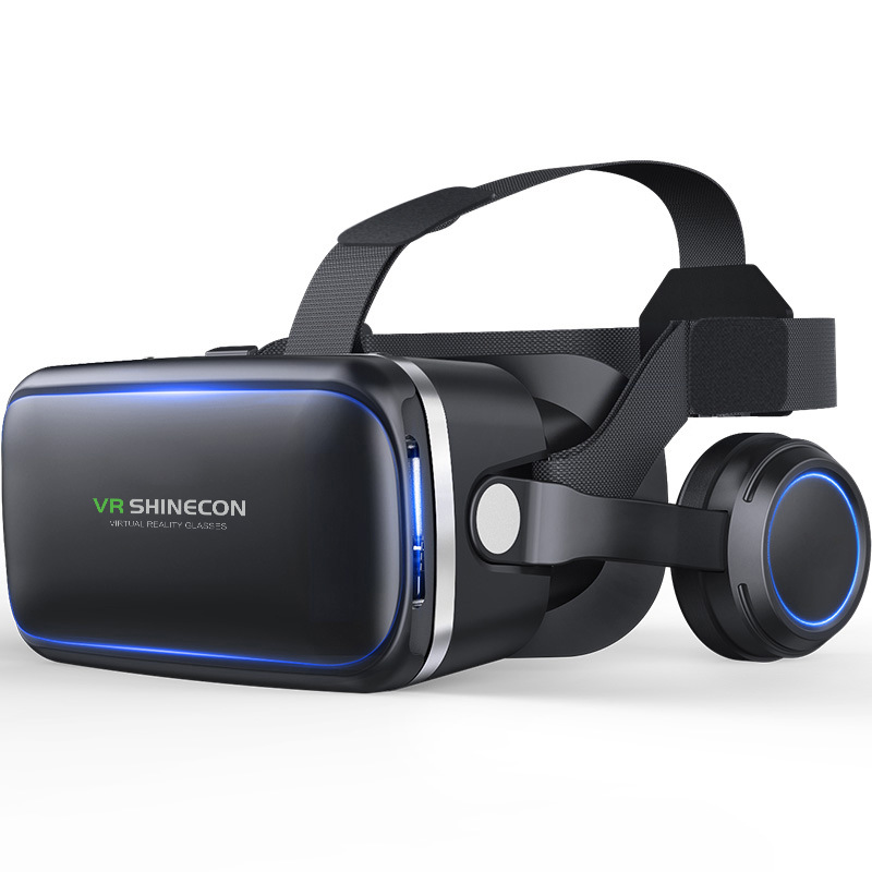 六代vr眼镜3D虚拟现实G04E/AVR游戏机头戴耳机手机游戏手柄沉浸式