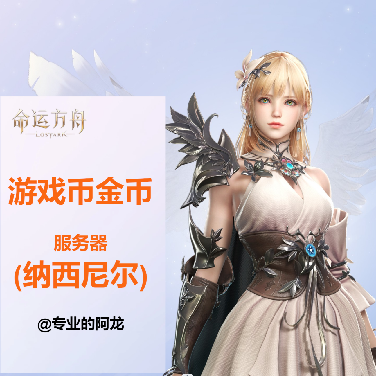 命运方舟一区（纳西尼尔）游戏币金币 快速发货 安全无忧  支持月付