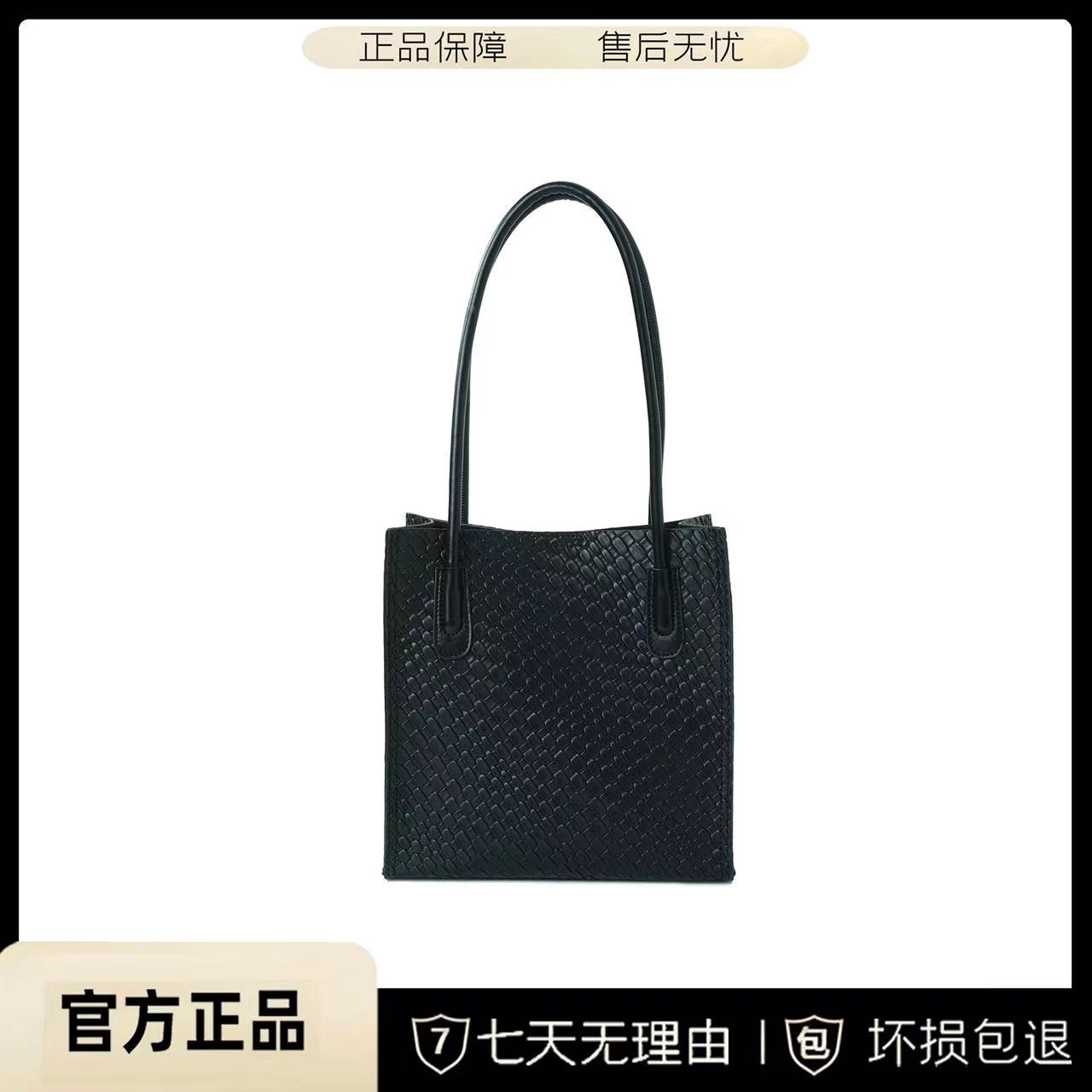 2023秋冬新款轻奢菱格链条包小众通勤托特包DL176