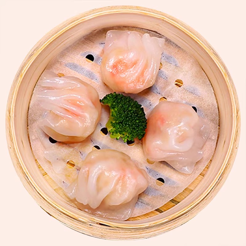 广式早点香糯虾皇饺必吃水晶虾现蒸即食速冻蒸煮食用鲜味美味