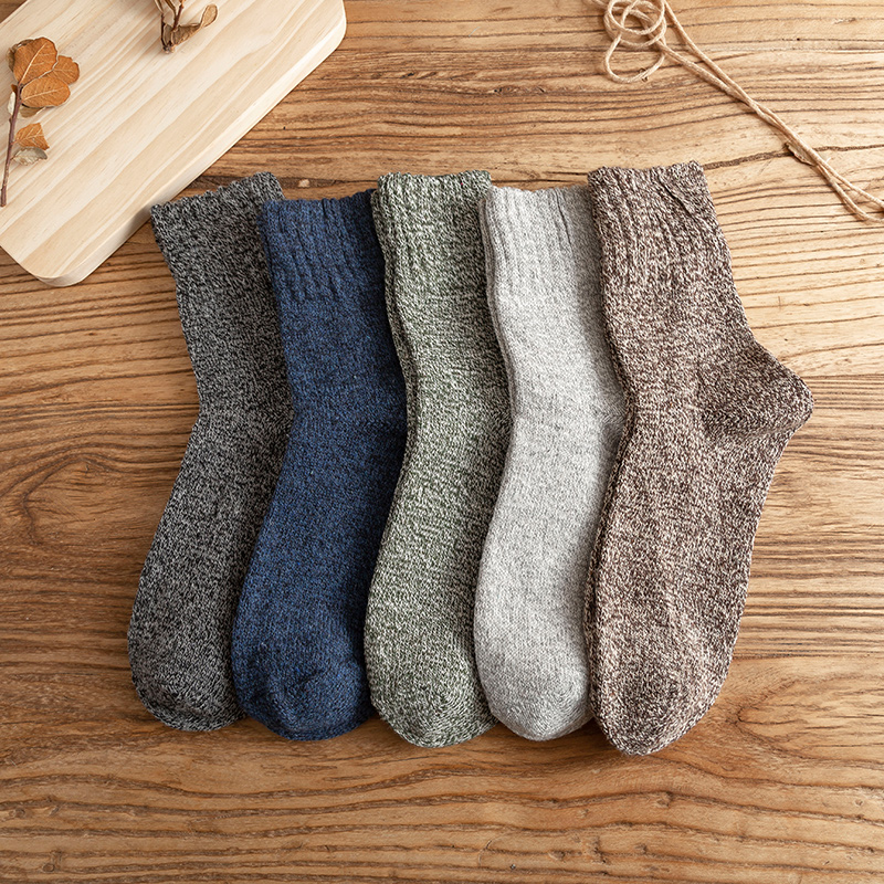 【2031】男士秋冬保暖中筒袜