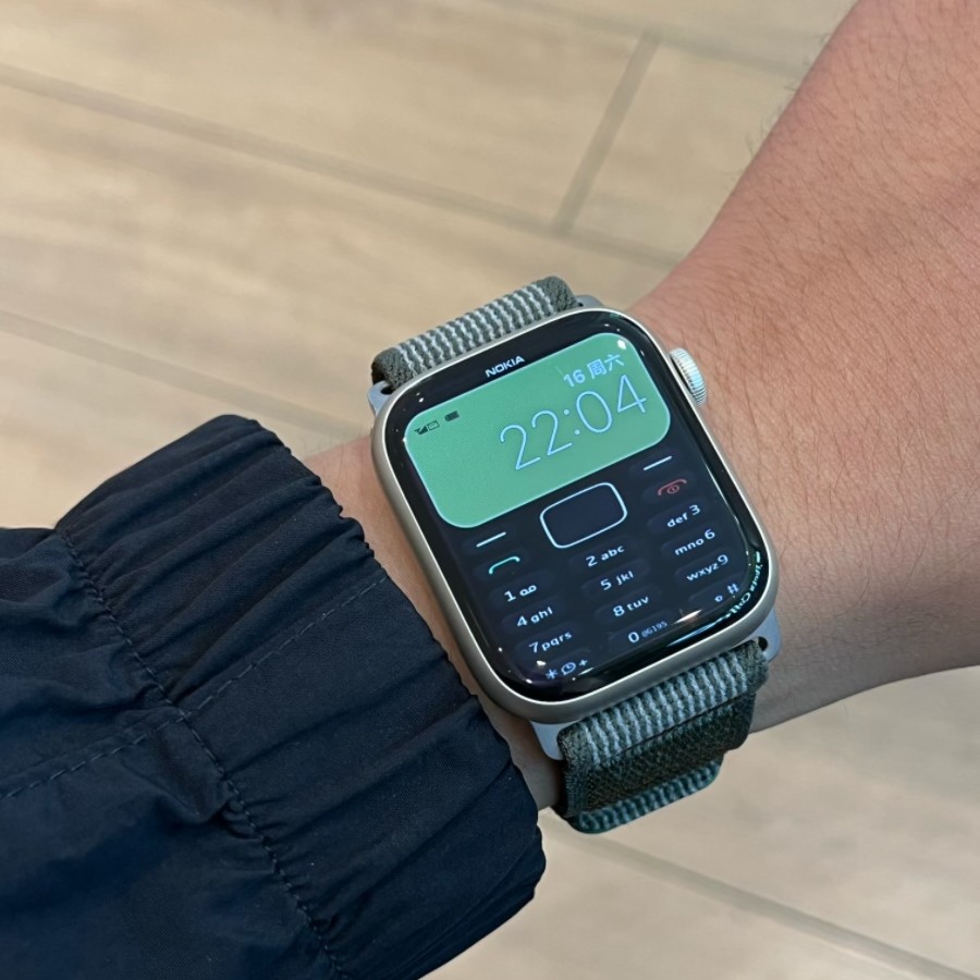 适用苹果手表 皮革野径回环iwatch表带applewatch9简约表带s8表链