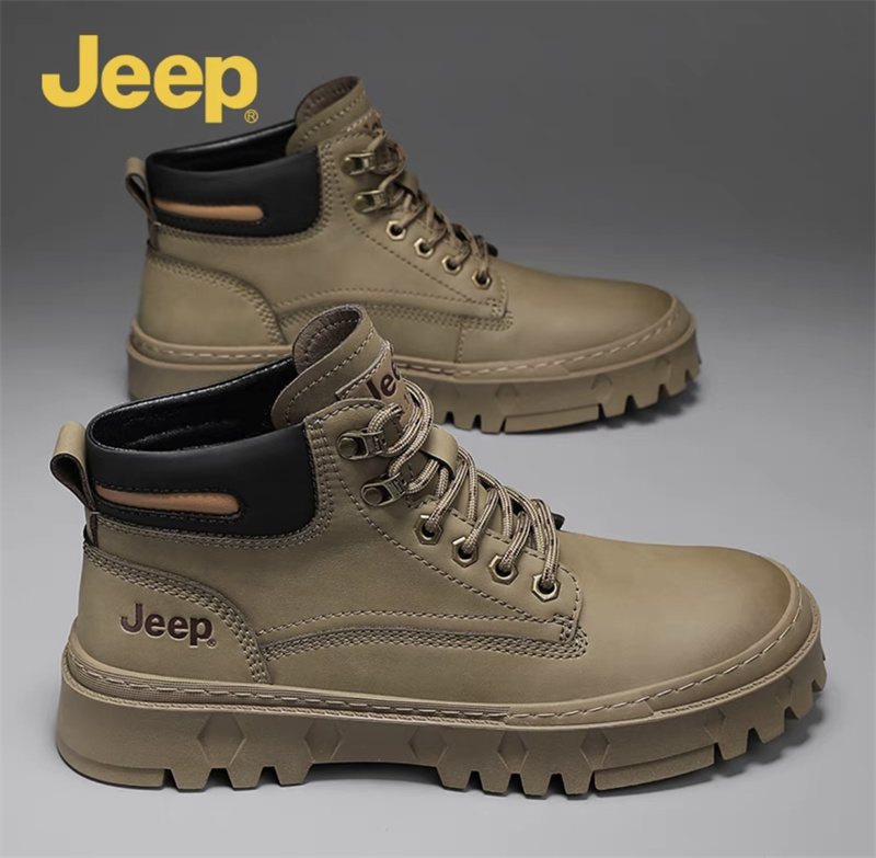 C224M02218【皮鞋码】男士户外马丁靴 防滑耐磨 工装鞋