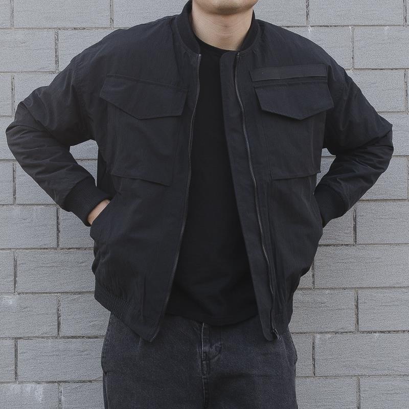 秋冬季外套男棉衣潮韩版潮流加棉夹克男冬日系工装棉服棒球服