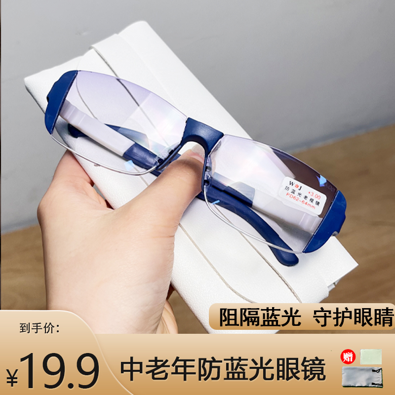 【时尚减龄】2024新款时尚老花镜 超清耐磨防蓝光 男女同款看字清晰