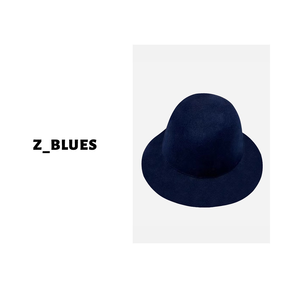 Z.blues【时滴枝上露】 秋冬百搭新款优雅气质毛呢帽子YZSYCF023