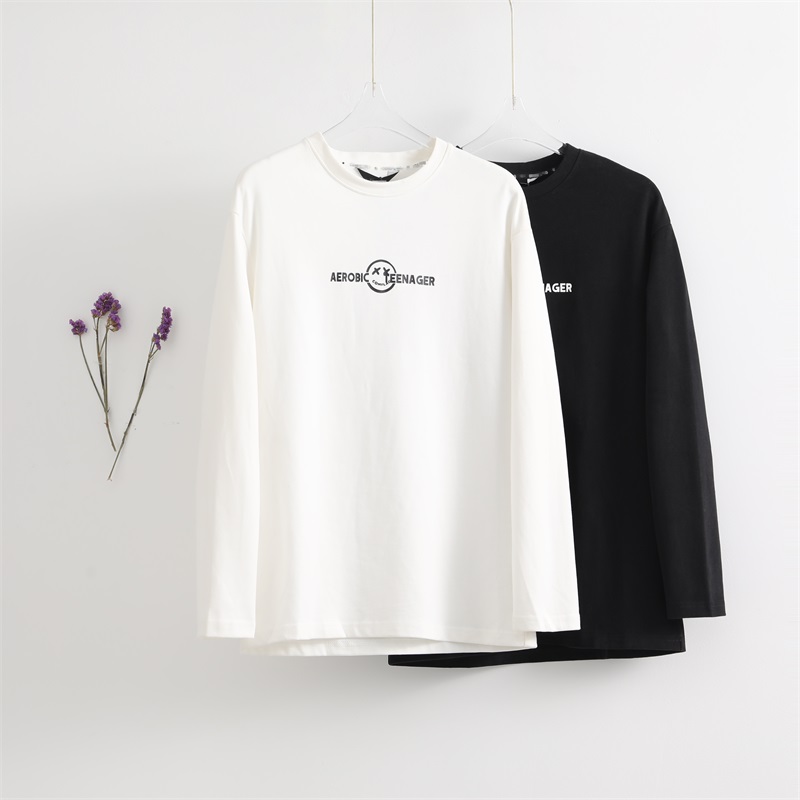 【降温在仓现】高支重磅百搭四季长袖T恤T23218211