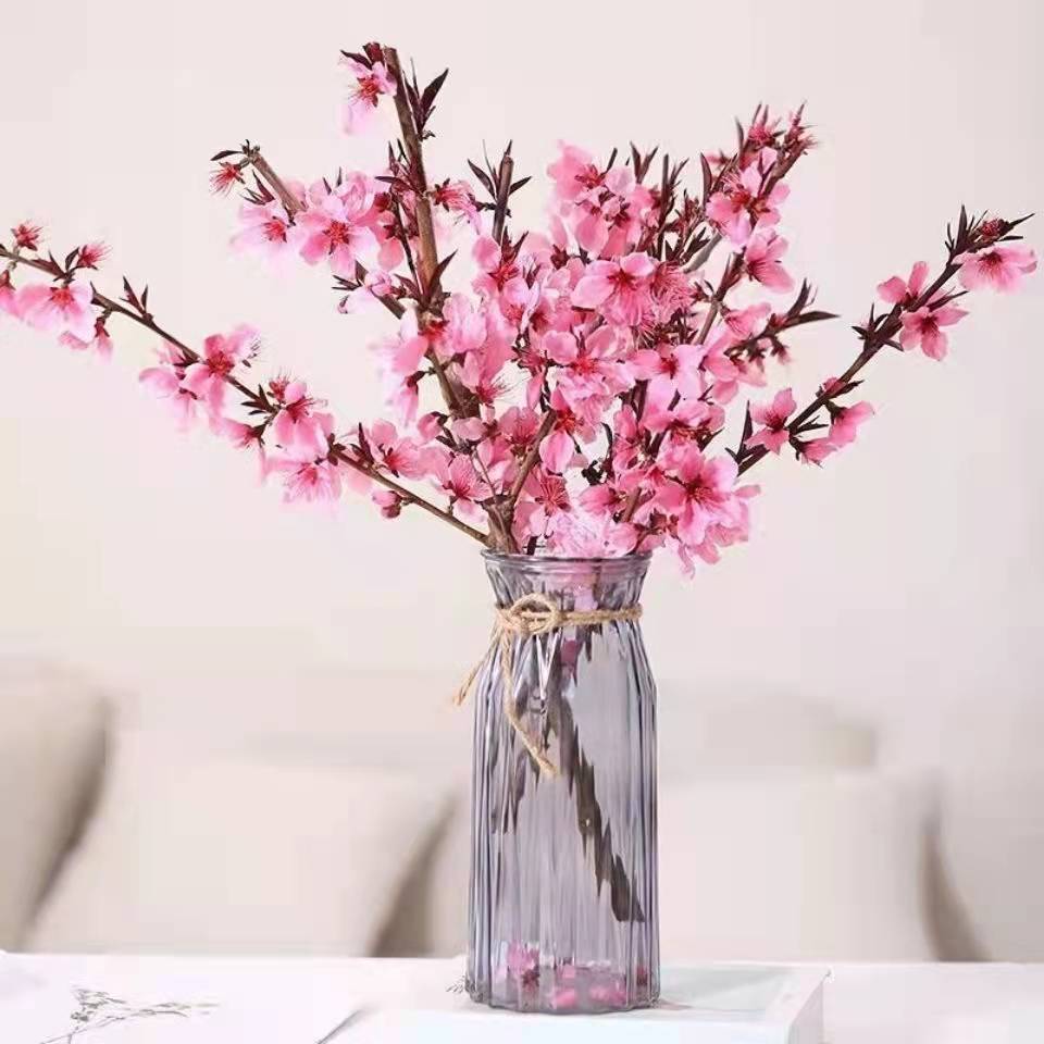 【春节开花】干枝红梅遇水开花带花苞红梅花枝新年装饰品耐寒好养护