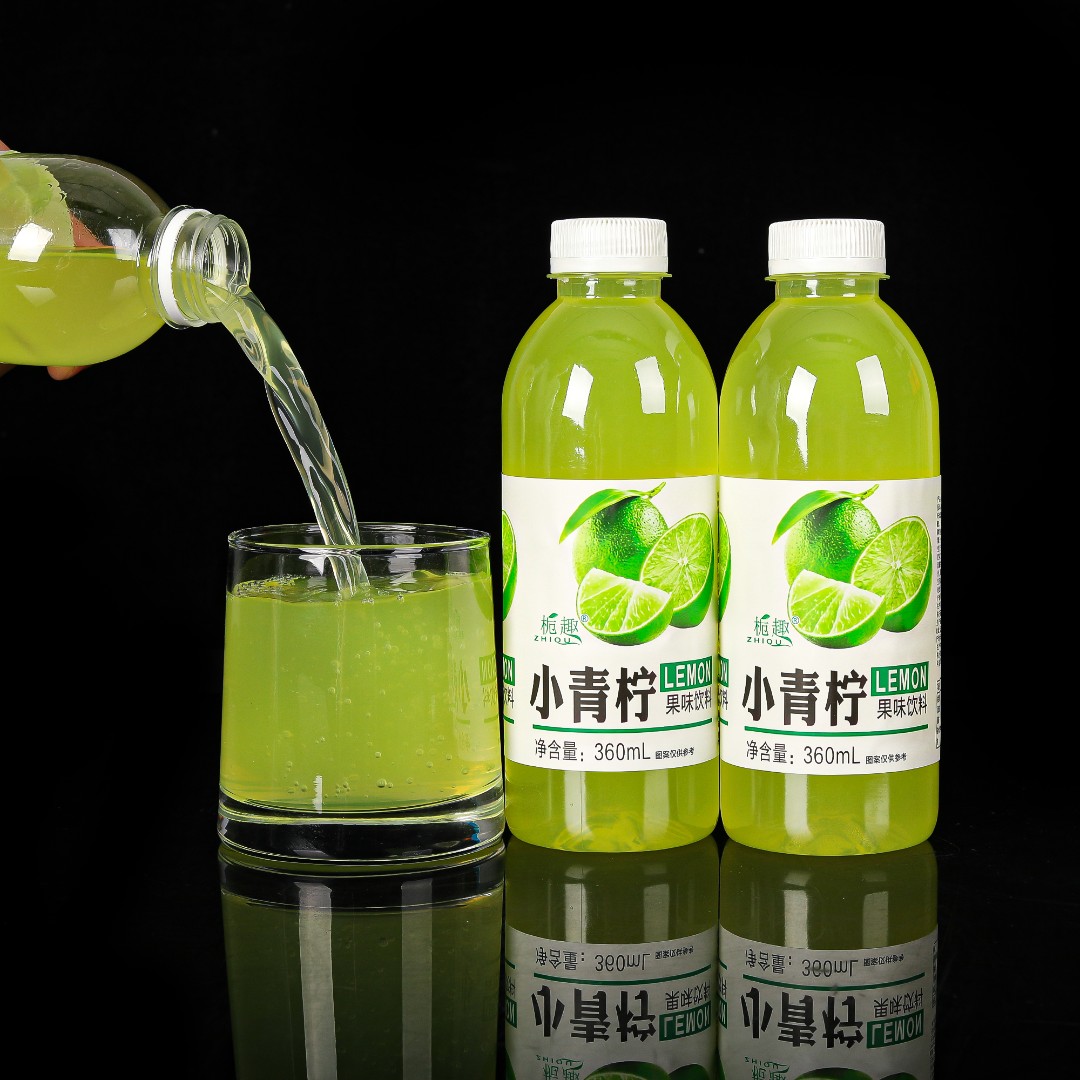【8.8抢12瓶】小青柠果汁饮料柠檬果味饮品解腻低脂低糖维C整箱批