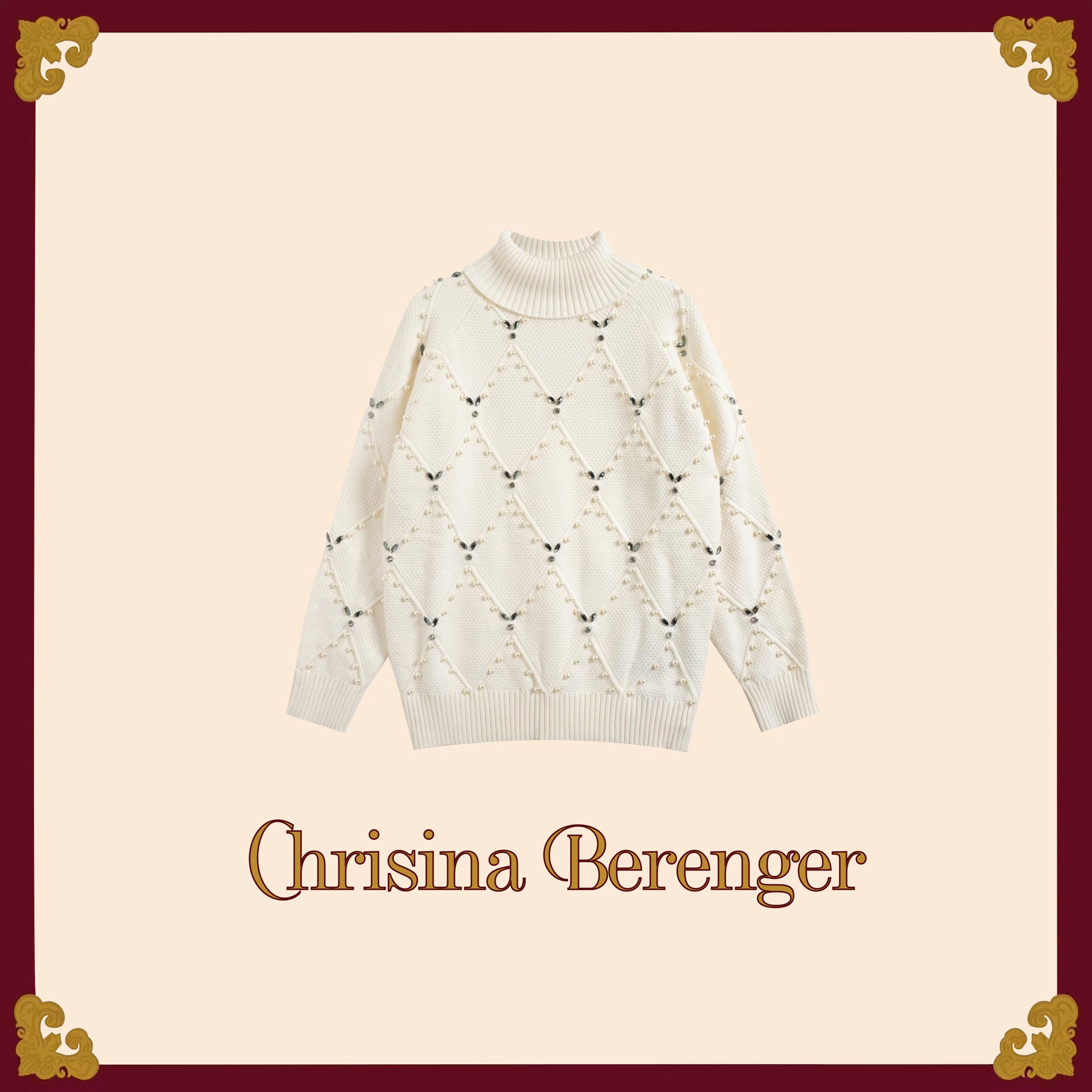 Chrisina Berenger魅人设计高定手工坊毛衣 CB-1073