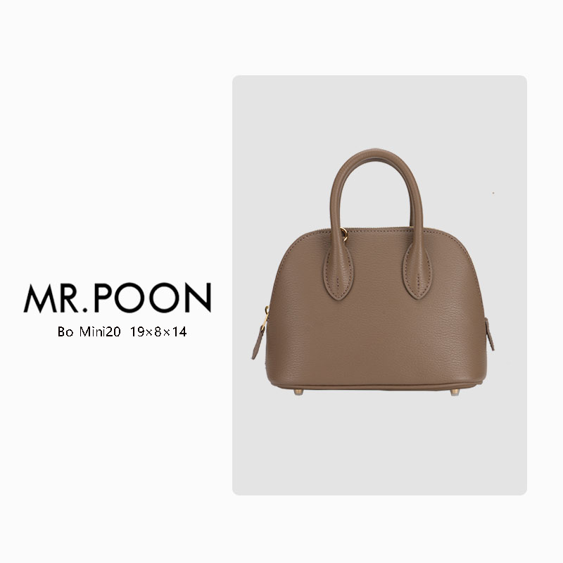 Mr.Poon/潘先生秋冬新款轻奢真皮包潮流时尚单肩包现货