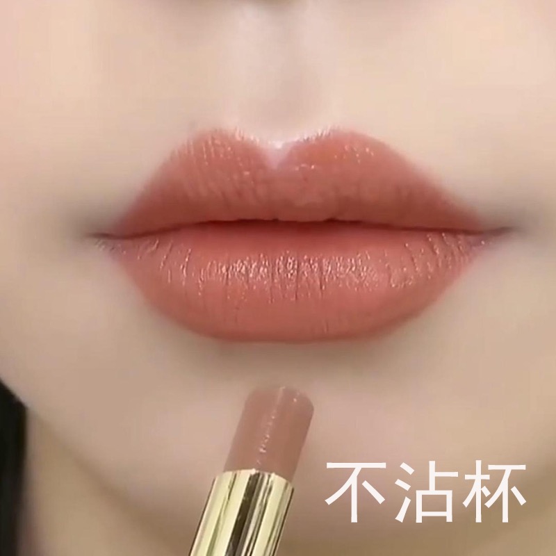 新升级不掉色不沾杯口红持久显色不脱妆素颜百搭显白滋润不拨干女