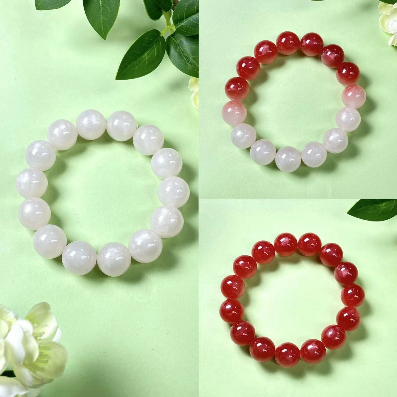 GB-JHK收藏级精品手串14mm左右精美手链时尚首饰（红）