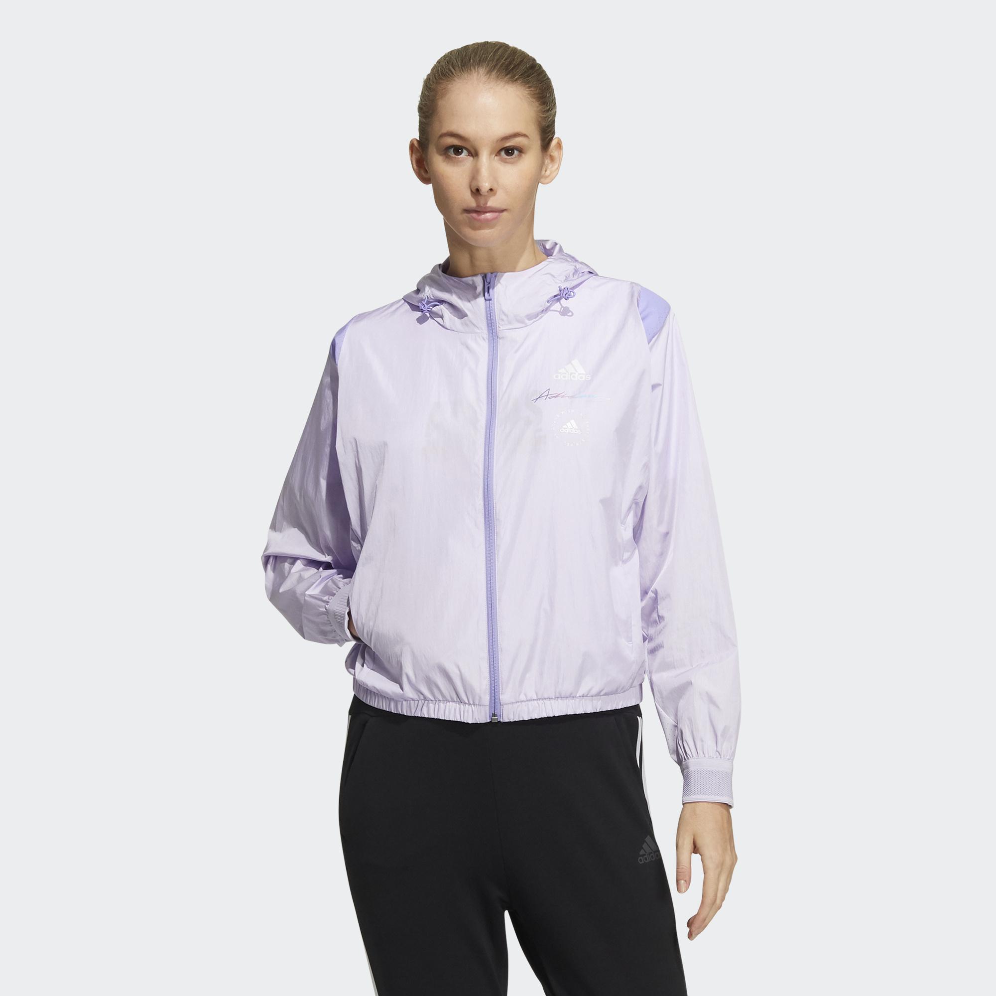 adidas/阿迪达斯 轻运动女装运动休闲连帽夹克外套 HE9959 HE9960