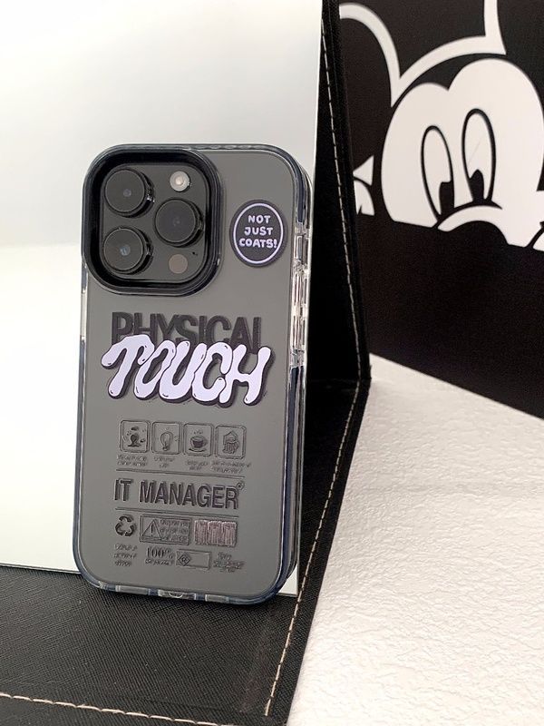 英文标签适用iPhone14promax苹果15手机壳12透明13简约11软78plus
