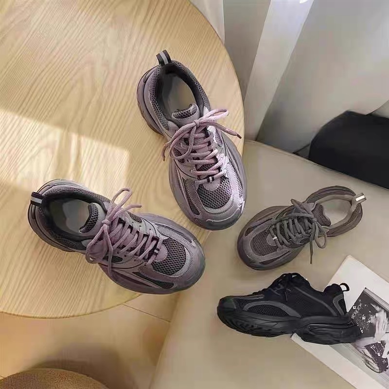 23Aw｜秋冬new/小怪兽时尚厚底老爹鞋女复古百搭休闲运动鞋7001