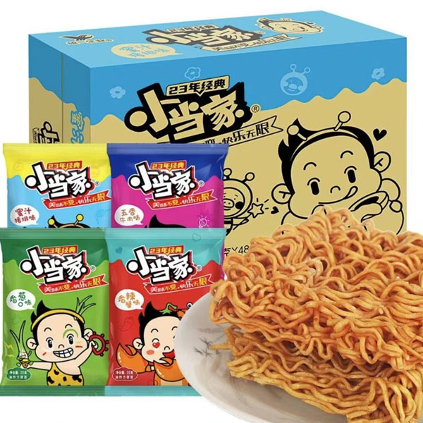 统一小当家干脆面整箱小当家干吃面休闲童年怀旧方便面五香味即食
