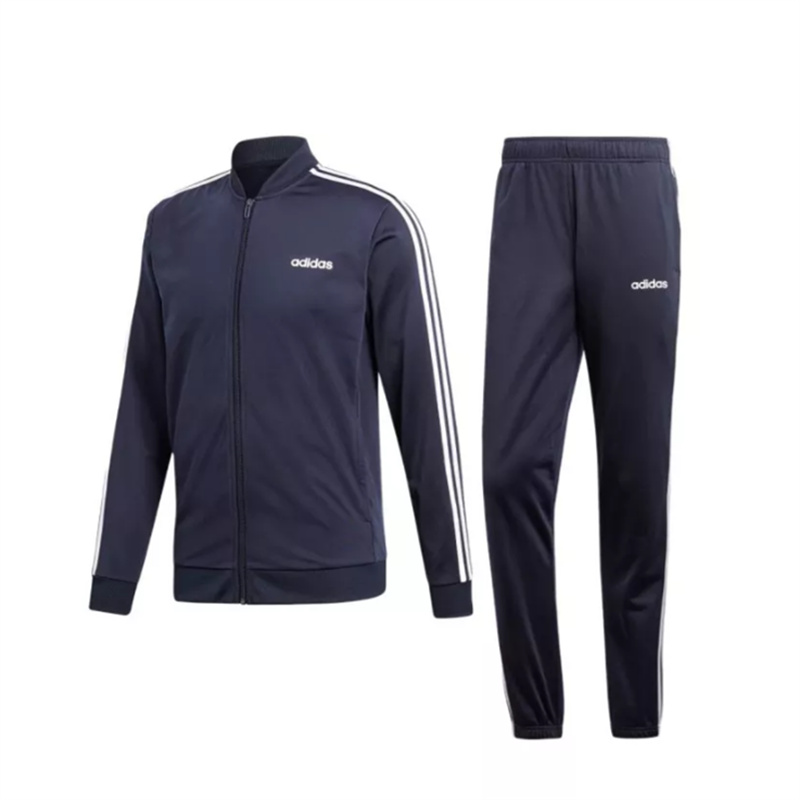 Adidas/阿迪达斯男运动休闲立领套装茄克经典训练上衣 DV2468长袖