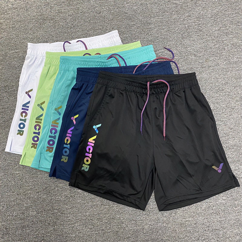 新款夏季羽毛球服短速干透气四分裤跑步健身运动休闲比赛训练裤