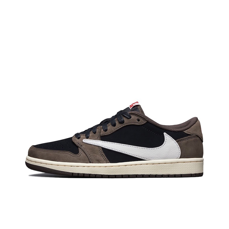 Air Jordan 1 x TS 联名 AJ1倒钩 深棕低帮篮球鞋 CQ4277-001