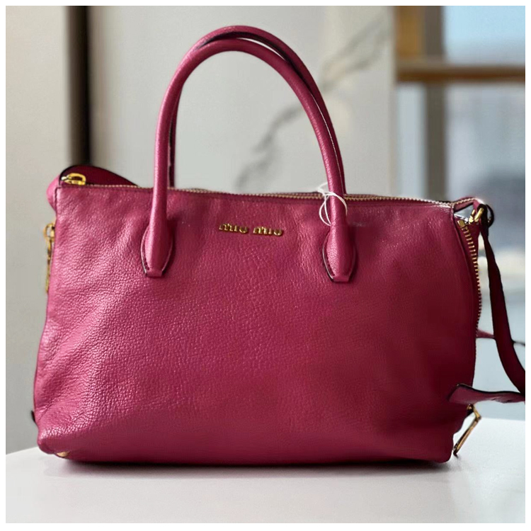 95新 MIU MIU/缪缪  安洁利严选手提包/BK0020778