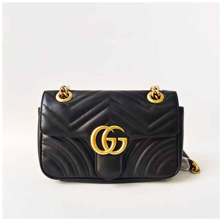 99新 GUCCI/古驰  安洁利严选marmont链条包/BK0107472