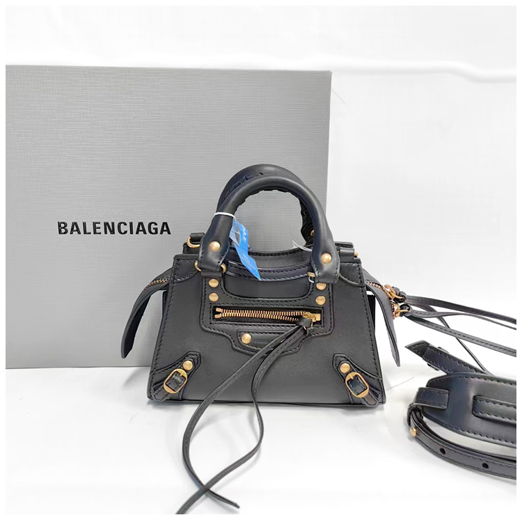 99新 Balenciaga/巴黎世家 安洁利田哥机车包/BK0120617