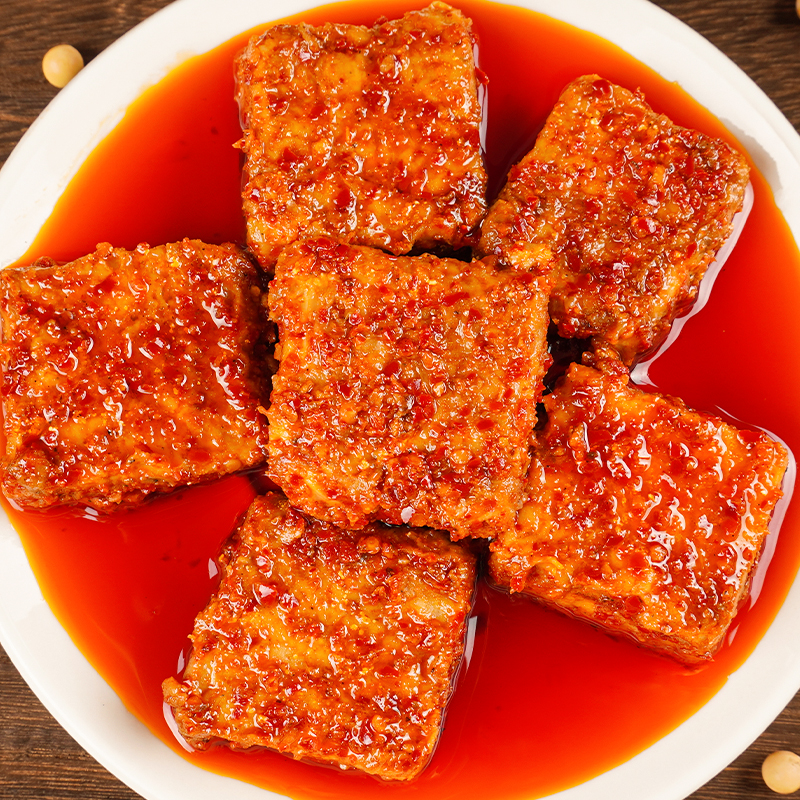 云南特产路南油卤腐克霉豆腐乳农家腐乳香辣蘸水料下饭菜蚬