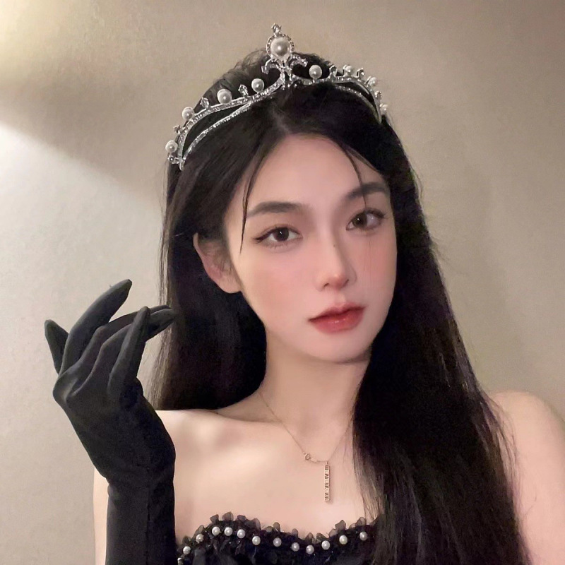 巴洛克皇冠发箍欧美婚礼新娘头饰摄影写真生日皇冠发饰水晶头箍