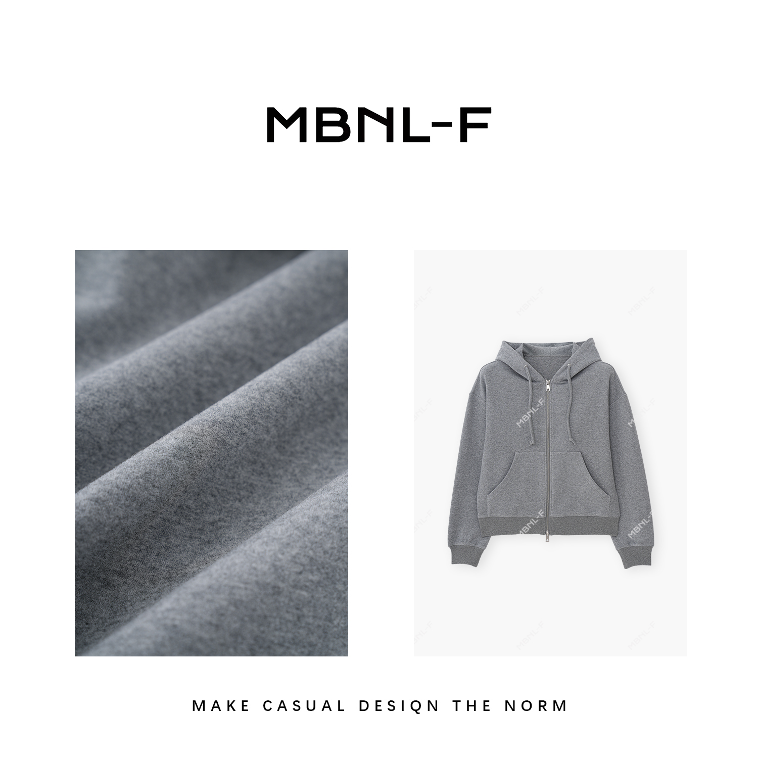 MBNL-F【连帽卫衣】秋款舒适连帽卫衣 XM-WY23-443