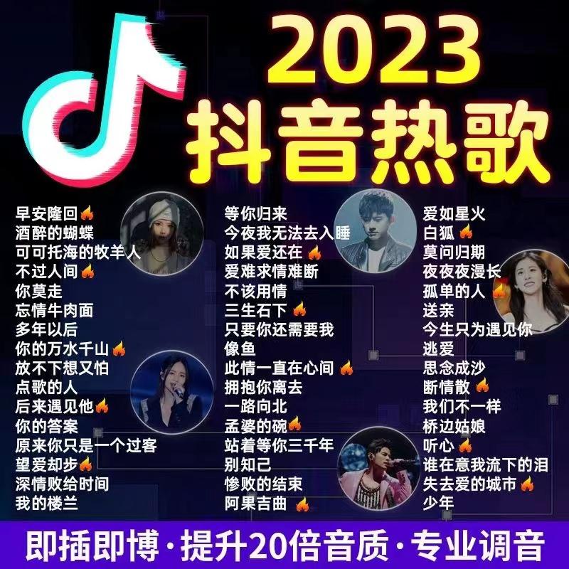 2023新款无损WAV车载u盘歌曲高音质抖音流行经典车用音乐优盘32G