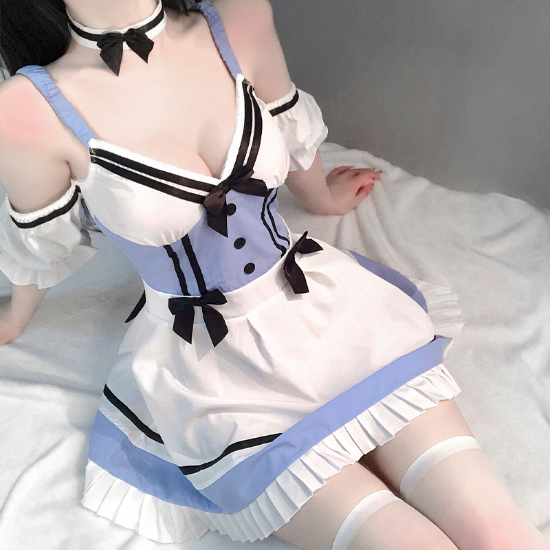 朵蜜拉夏季短裙大码萝莉少女制服lolita连衣裙日系性感jk学生诱惑