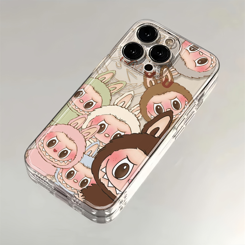 满屏拉布布苹果华为iPhone15/14promax/13/12/11手机壳xs软太空壳