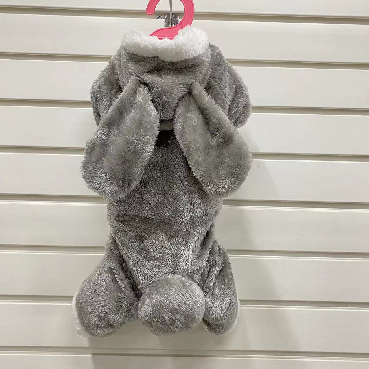宠物衣服 猫狗通用 小灰兔毛绒绒变装