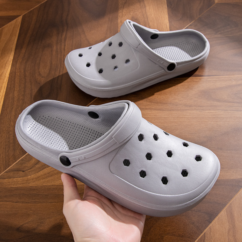 Z拖鞋外穿洞洞鞋防滑包头凉拖凉鞋休闲